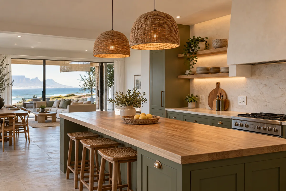 Contemporary lighting in a residential interior